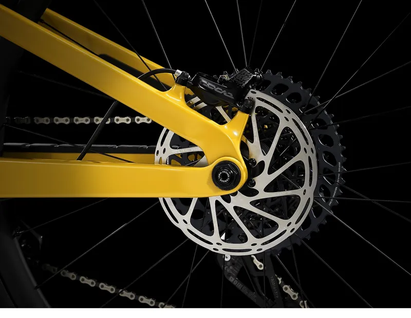 Trek Slash 9.8 GX AXS Enduro Mountain Bike in Satin Baja Yellow-2